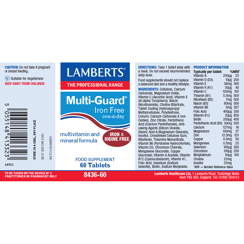 Lamberts Multi-Guard®  Iron Free 60's