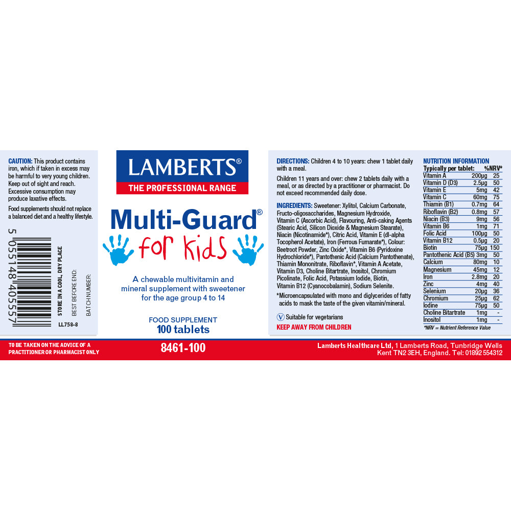 Lamberts Multi-Guard for Kids 100's