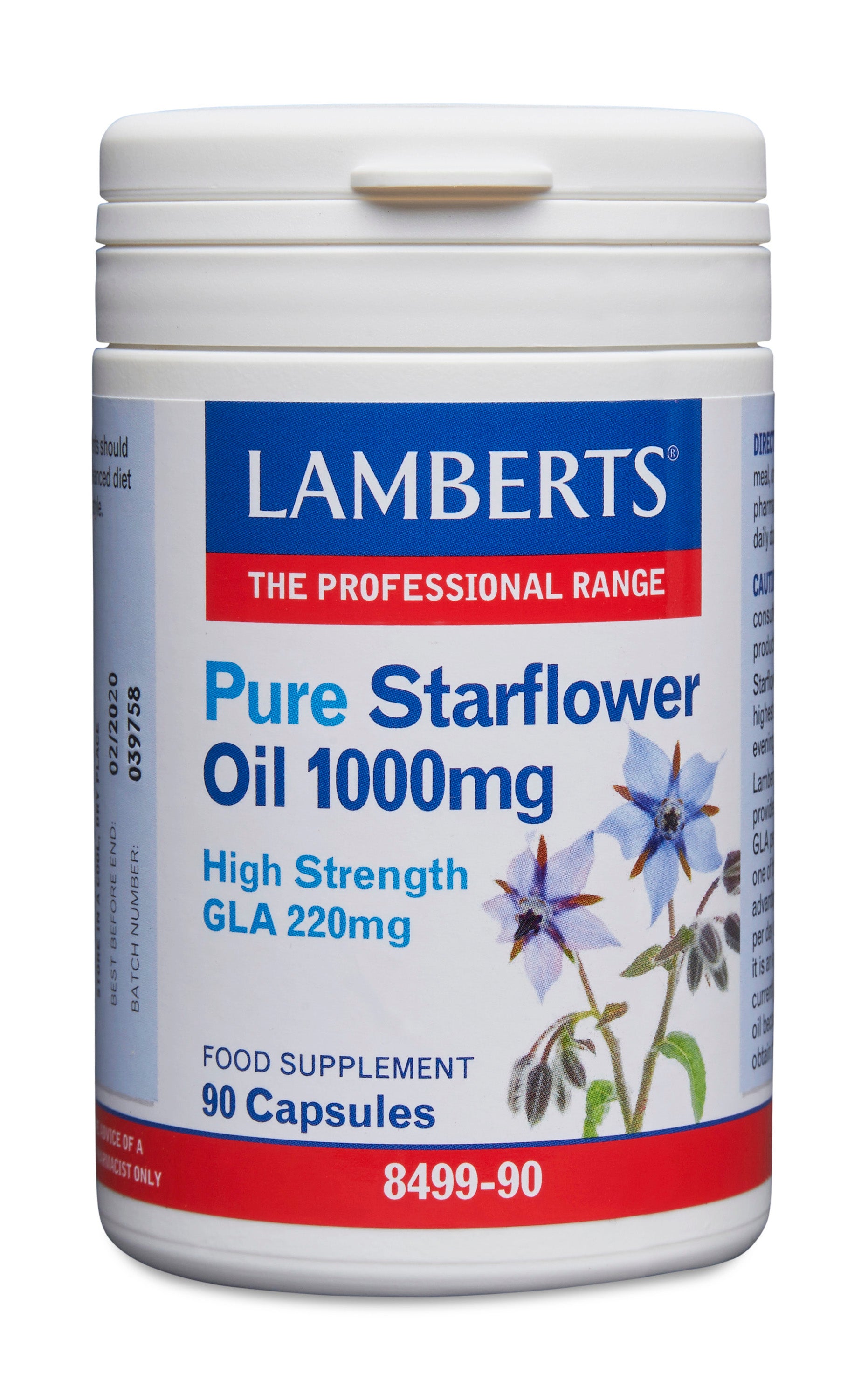 Lamberts Pure Starflower Oil 1000mg 90's