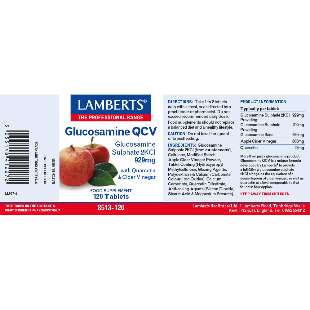 Lamberts Glucosamine QCV 120's