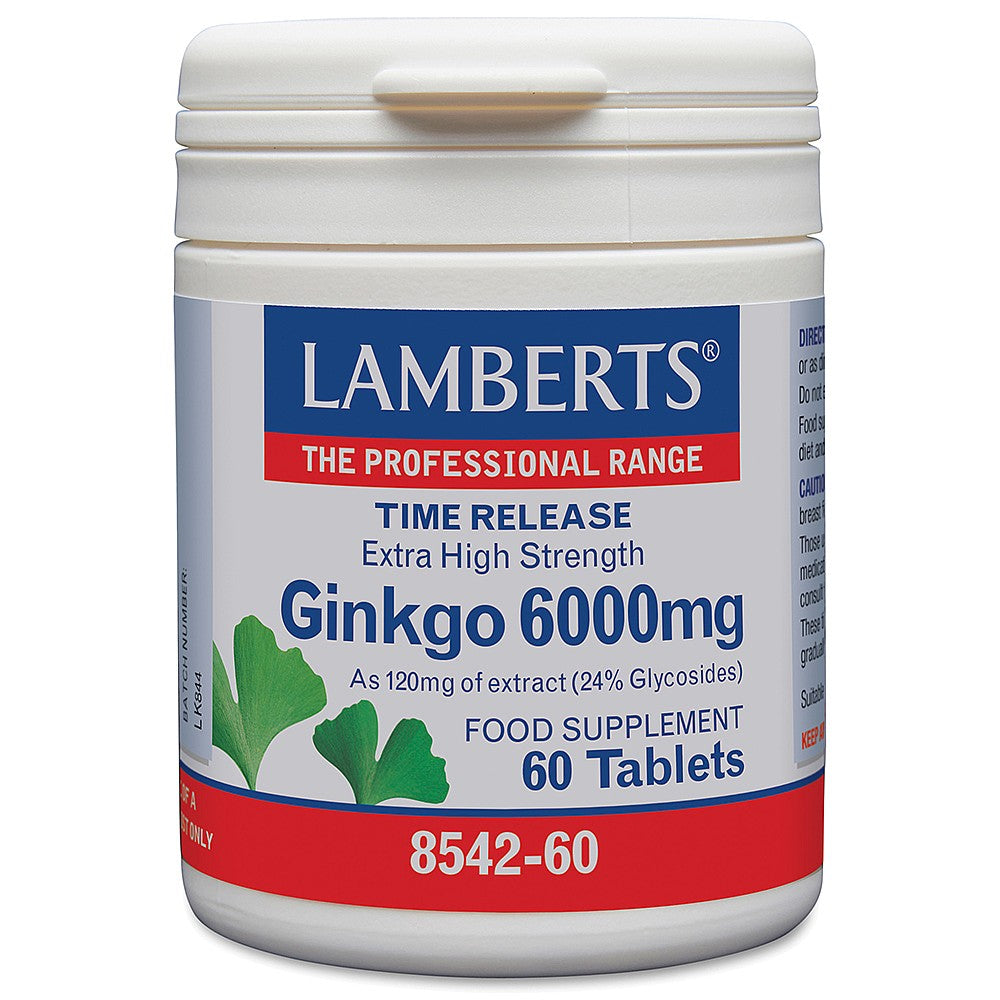 Lamberts Ginkgo 6000mg 60's