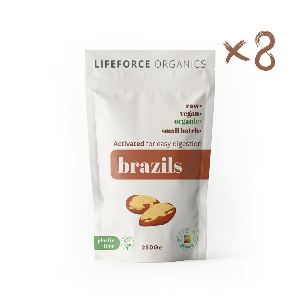 Lifeforce Organics Activated Brazils 250g x 8 CASE