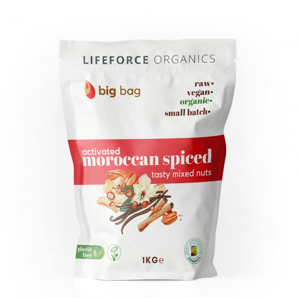 Lifeforce Organics Activated Moroccan Spiced Mixed Nuts 1kg