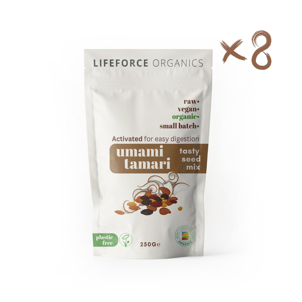 Lifeforce Organics Activated Umami Tamari Tasty Seed Mix 250g x 8 CASE