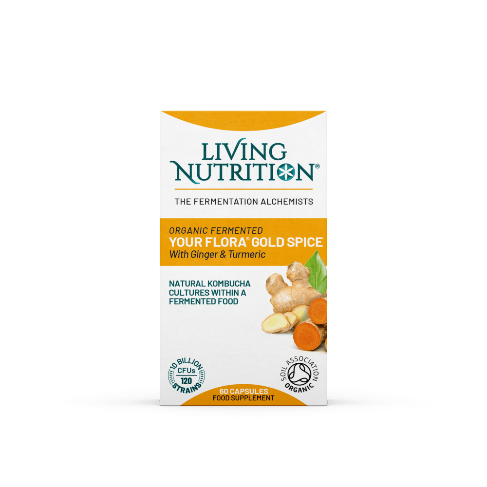 Living Nutrition Organic Your Flora Gold Spice 60's