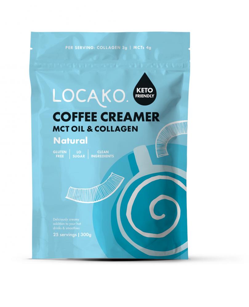 Locako Coffee Creamer MCT Oil & Collagen Natural 300g