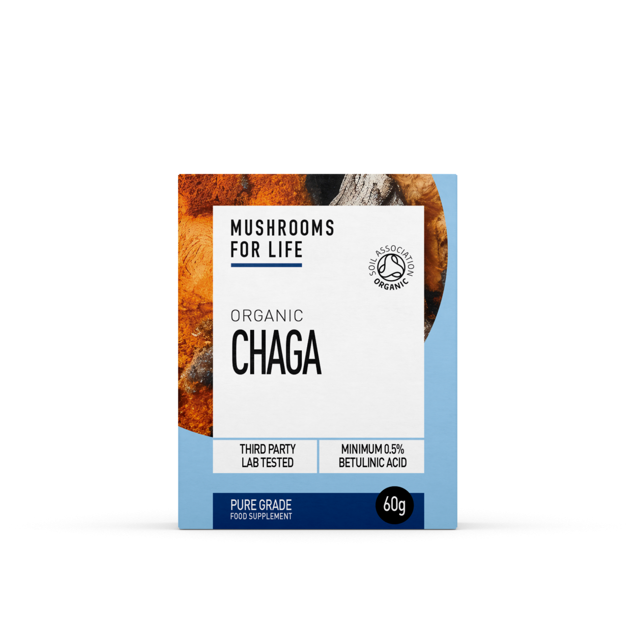 Mushrooms For Life Organic Chaga 60g Powder