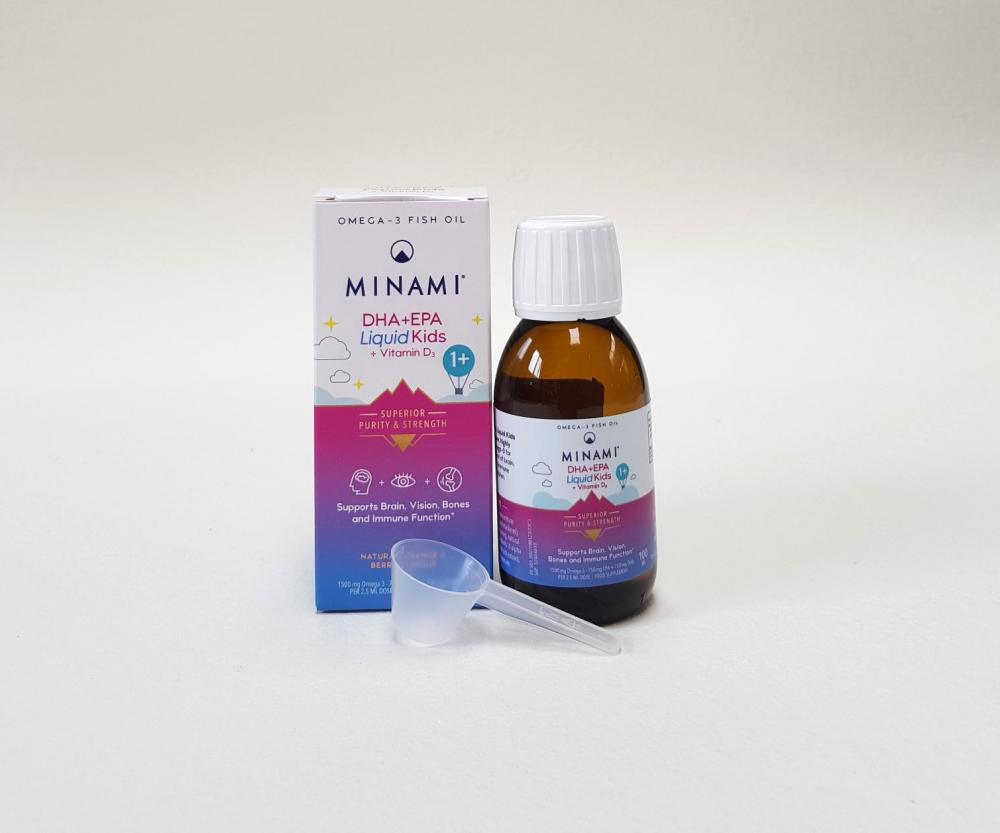 Minami DHA + EPA Liquid Kids + Vitamin D3 100ml