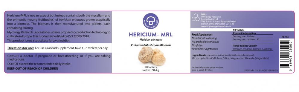 Mycology Research (MRL) Hericium-MRL 90's