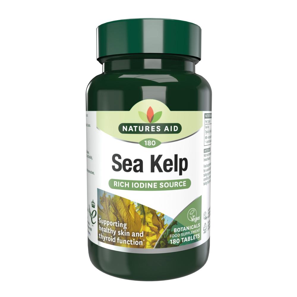 Natures Aid Sea Kelp (Rich Iodine Source) 180's