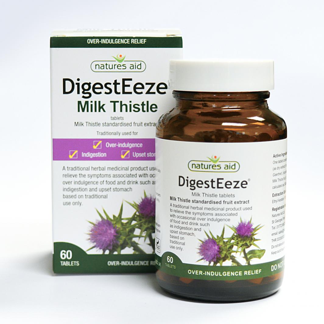 Natures Aid DigestEeze® Milk Thistle Tablets 60's
