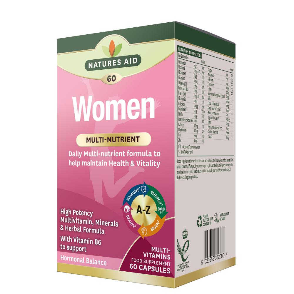 Natures Aid Women (Multi-Nutrient) 60's