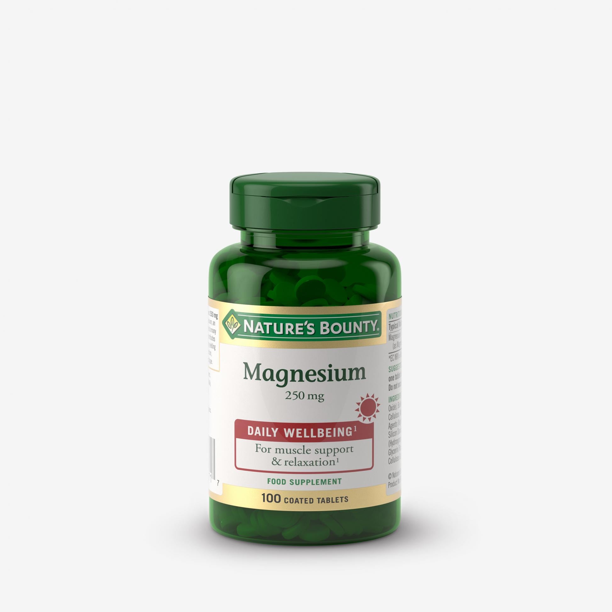 Nature's Bounty Magnesium 250mg 100's