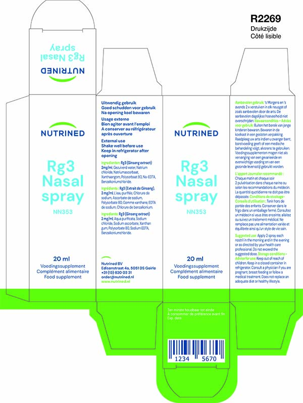 Nutrined RG3 Nasal Spray 20ml