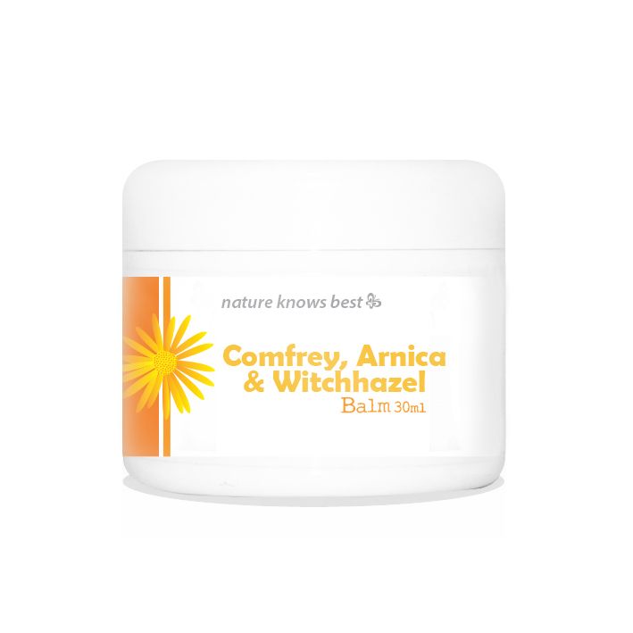 Nature Knows Best Comfrey, Arnica and Witchhazel Balm 30ml