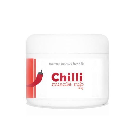 Nature Knows Best Chilli Muscle Rub 30g