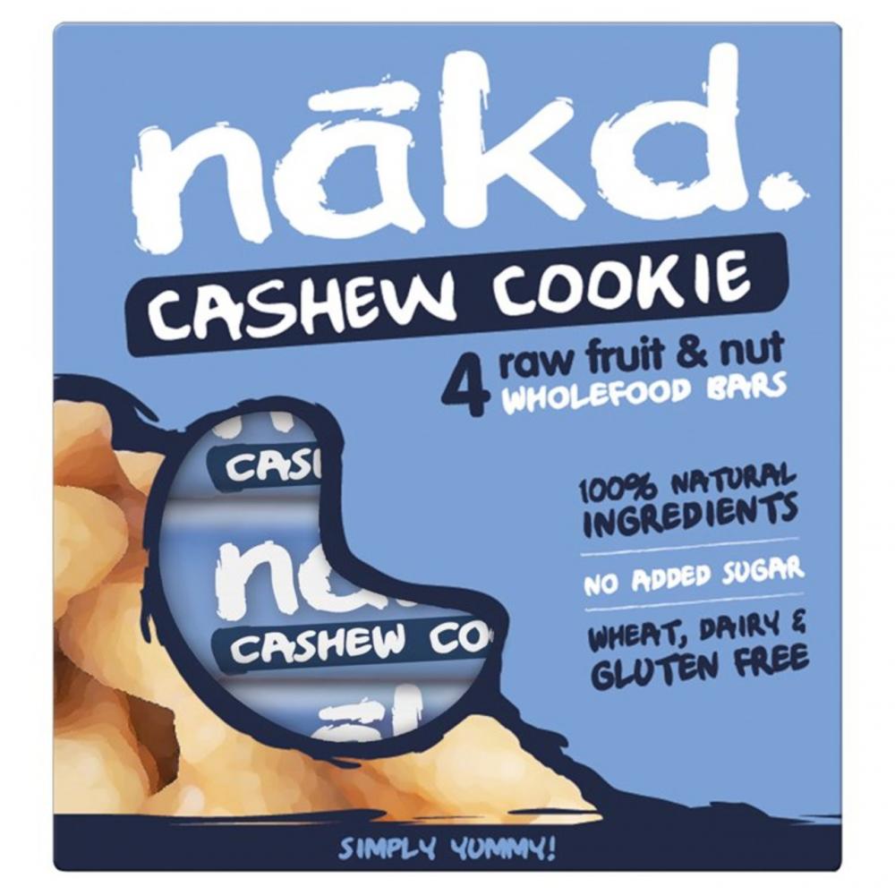 Nakd Cashew Cookie Bar 4 x 35g Multi-Pack