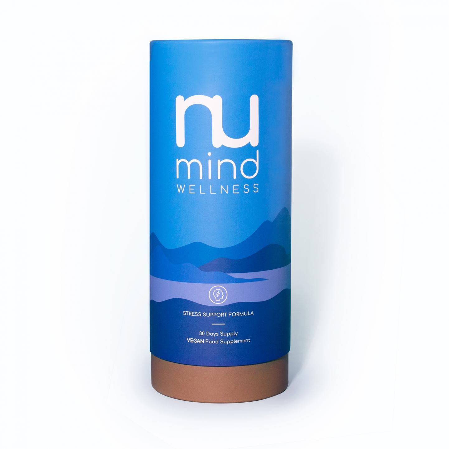 Nu Mind Wellness Stress Support Formula 30 Days Supply (LIGHT BLUE)