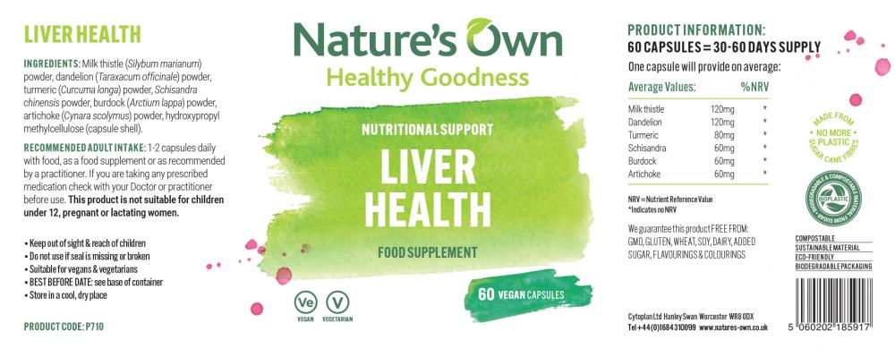 Nature's Own Liver Health 60's