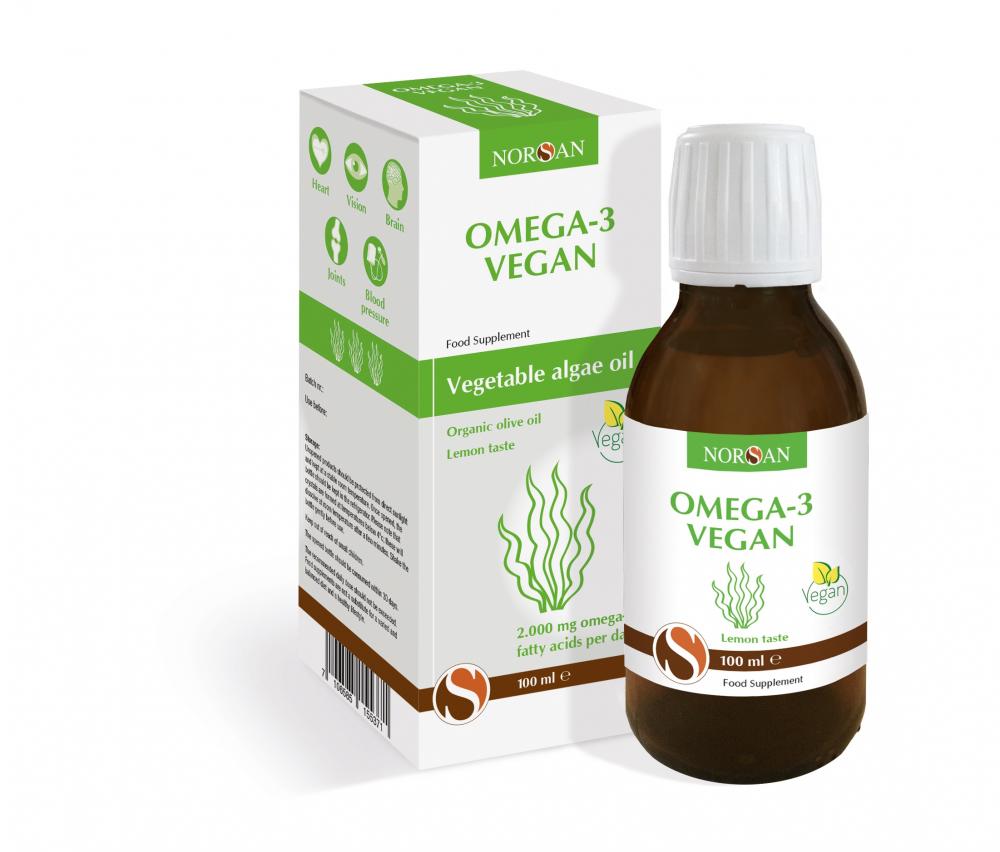 Norsan Omega-3 Vegan Vegetable Algae Oil 100ml