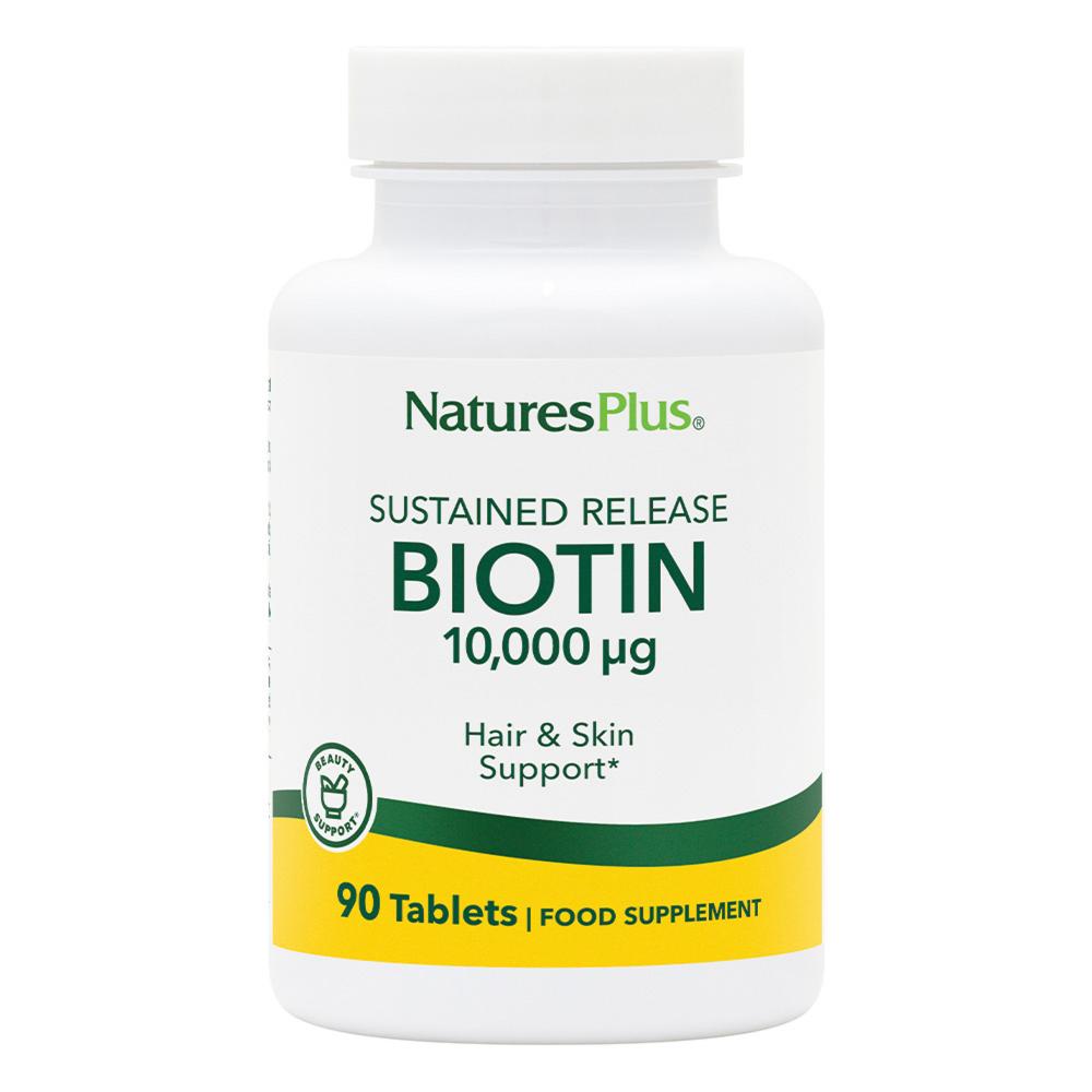 NaturesPlus Biotin 10,000ug 90's