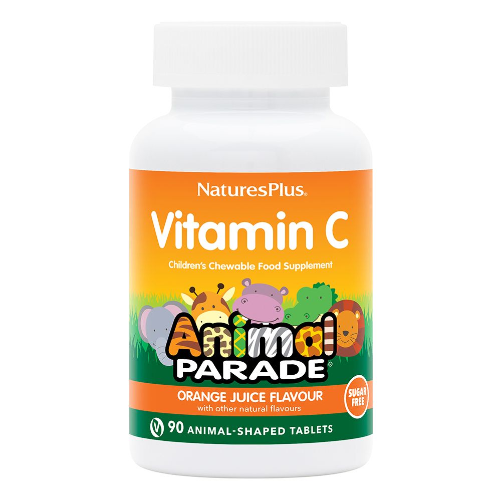 NaturesPlus Animal Parade Vitamin C Orange Juice Flavour 90s (Sugar Free)