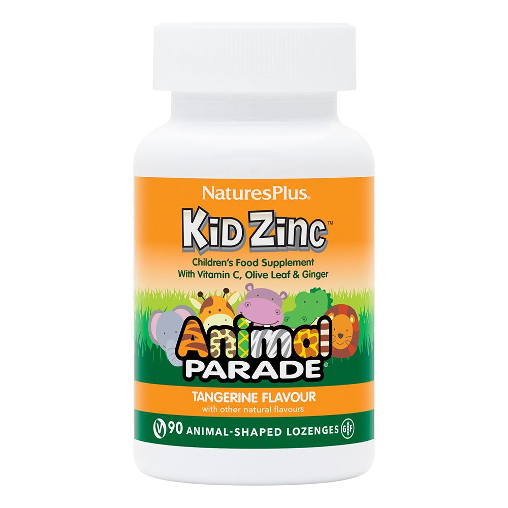 NaturesPlus Animal Parade Kid Zinc Tangerine Flavour 90s