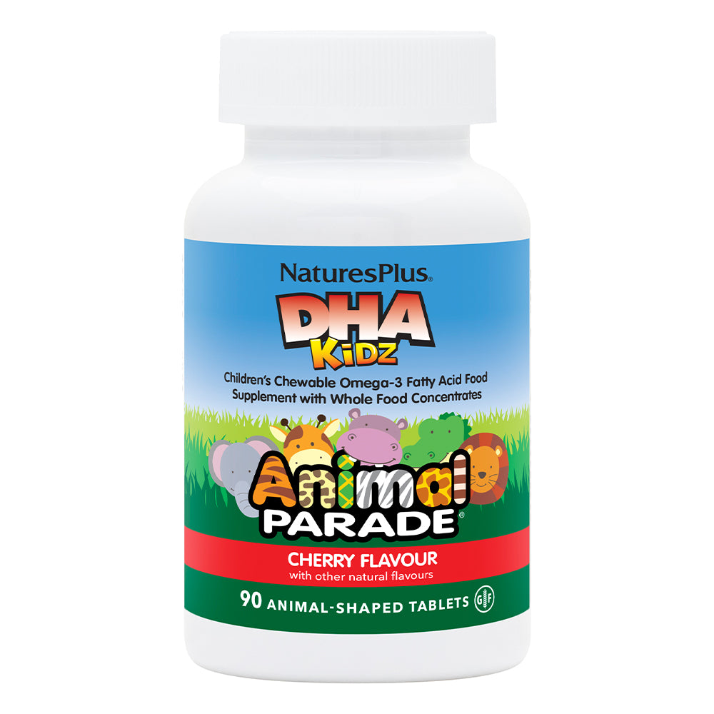 NaturesPlus Animal Parade DHA Kidz Cherry Flavour 90's