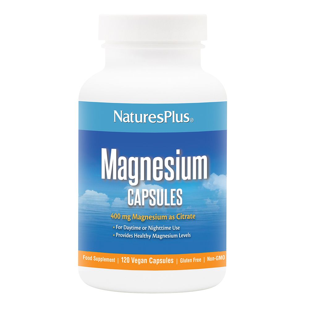 NaturesPlus Magnesium Capsules 120's