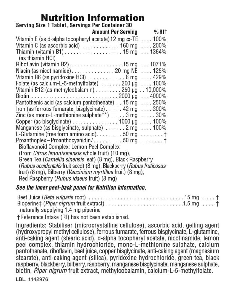 NaturesPlus Hema-Plex Iron Tablets 30's