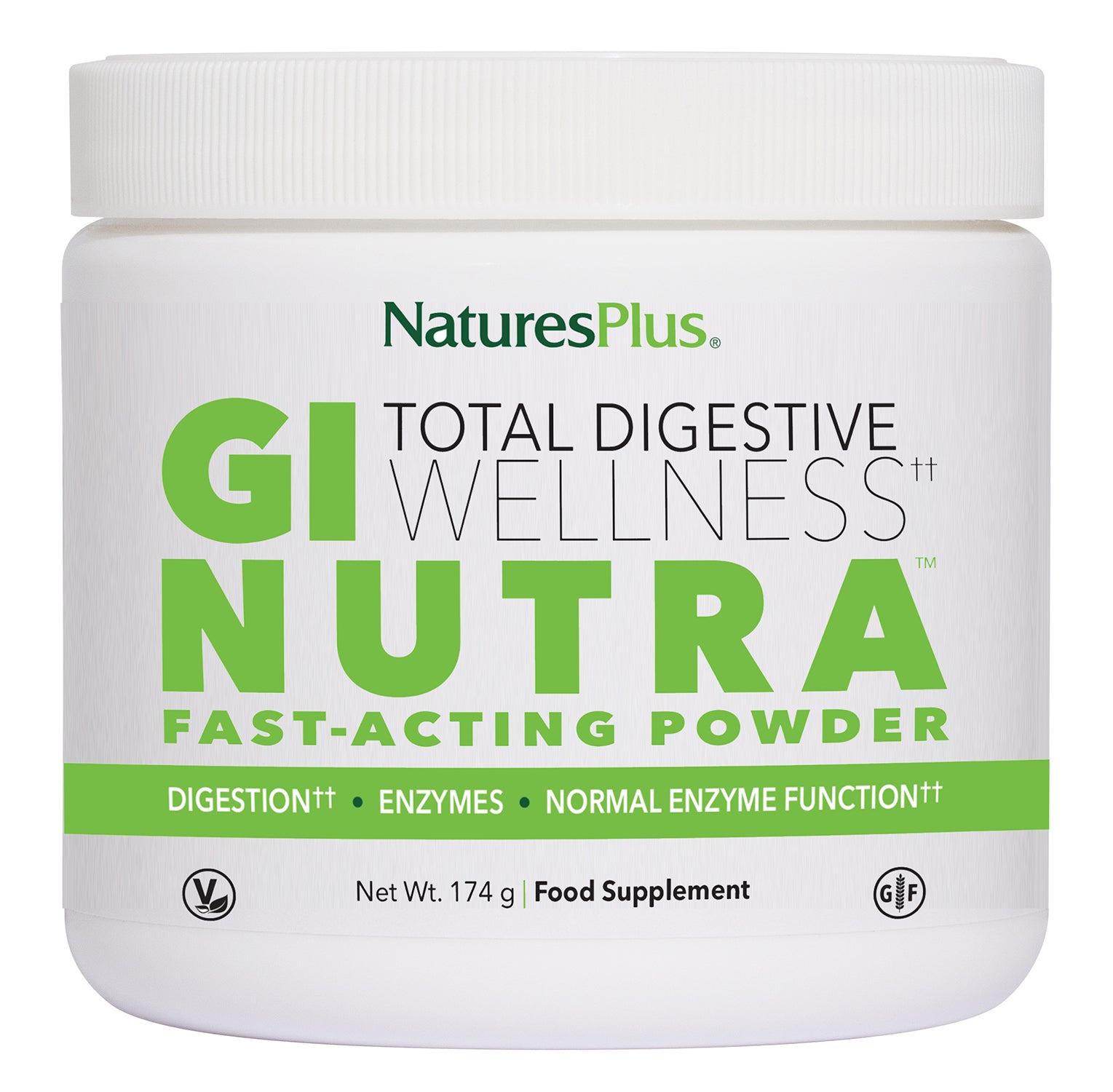 NaturesPlus GI Nutra Total Digestive Wellness Powder 174g