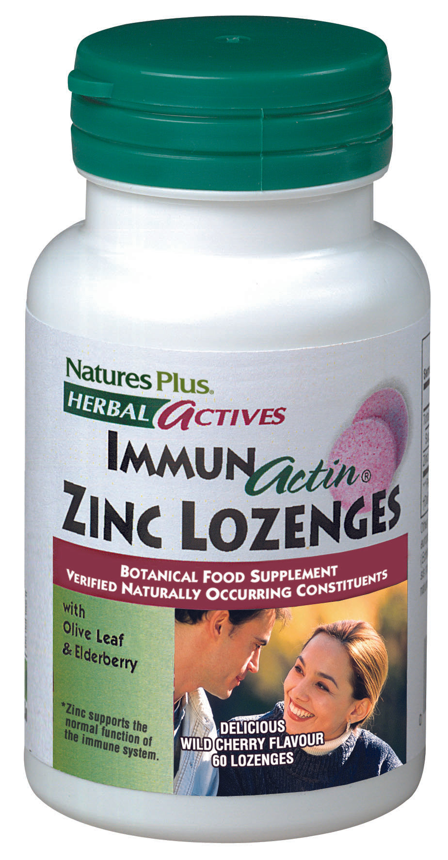 Nature's Plus ImmunActin Zinc Lozenges 60's