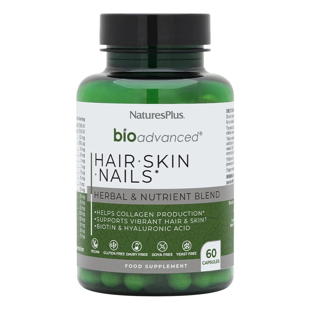 NaturesPlus BioAdvanced Hair Skin Nails 60's