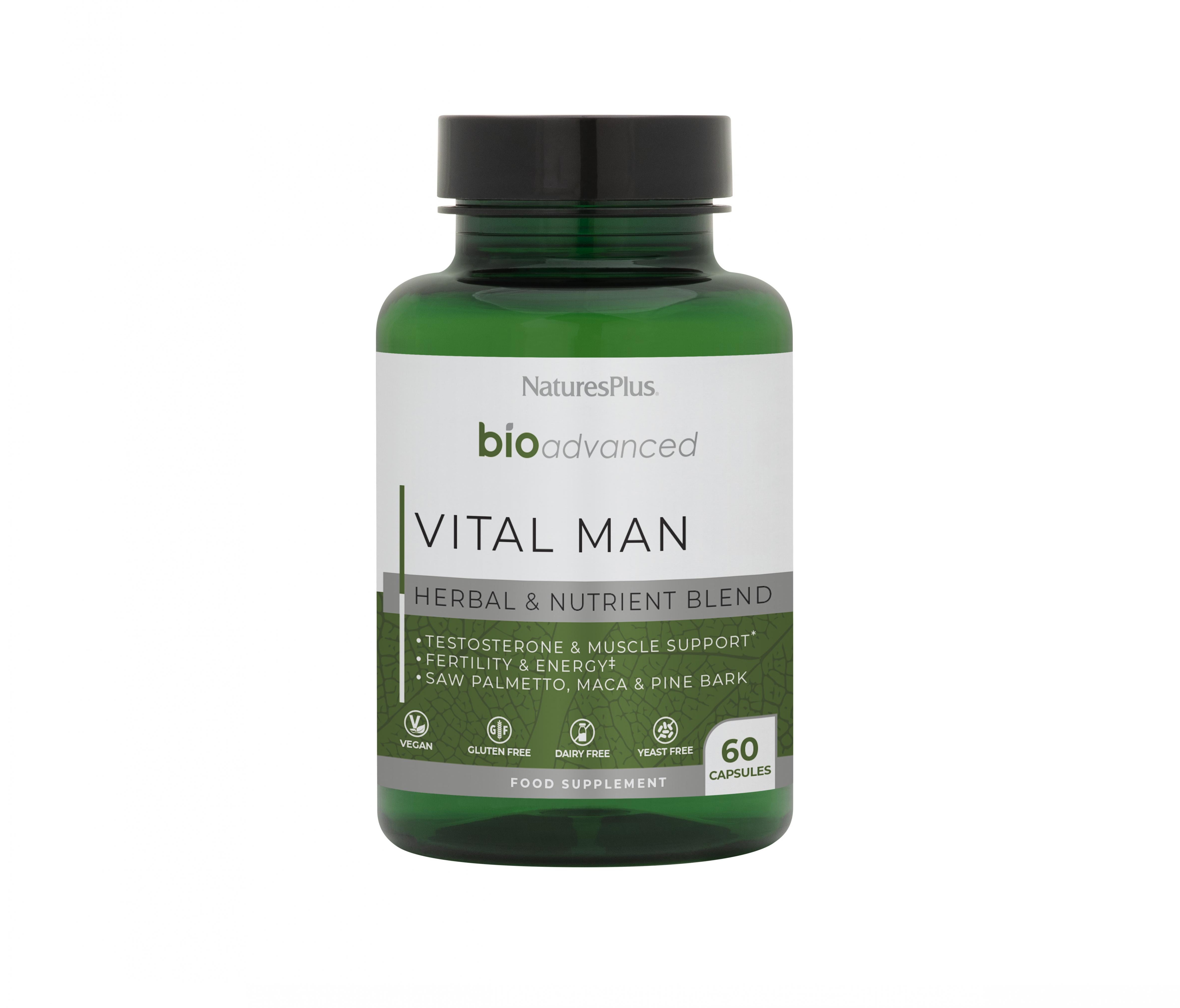 NaturesPlus BioAdvanced Vital Man 60's