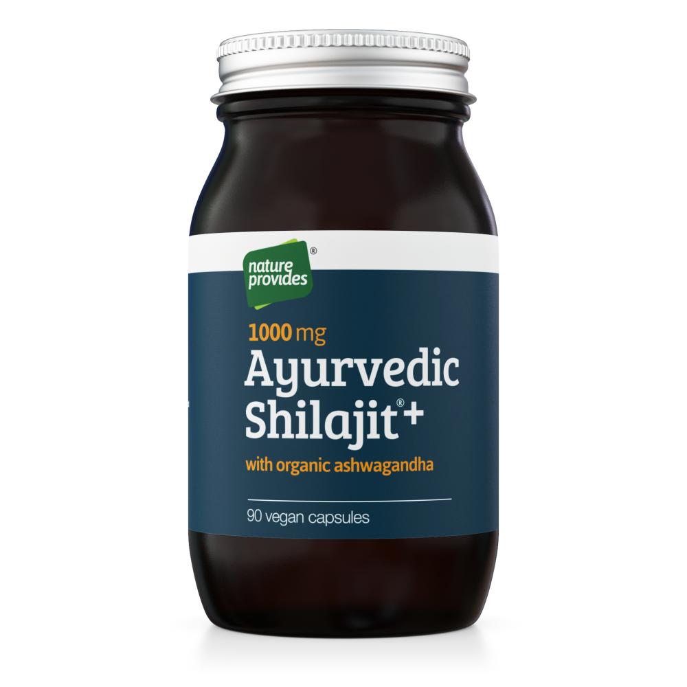 Nature Provides Ayurvedic Shilajit + Organic Ashwagandha 90's