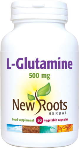 New Roots Herbal L-Glutamine 500mg 50's