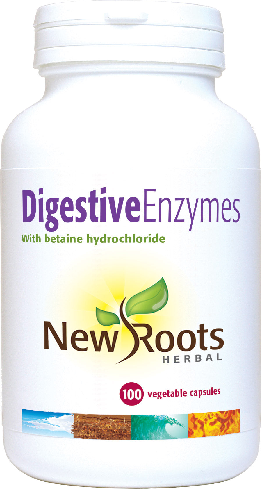 New Roots Herbal Digestive Enzymes 100's