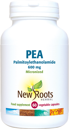 New Roots Herbal PEA Palmitoylethanolamide 600mg 60's