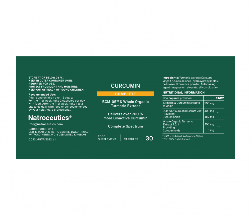 Natroceutics Curcumin Complete 30's