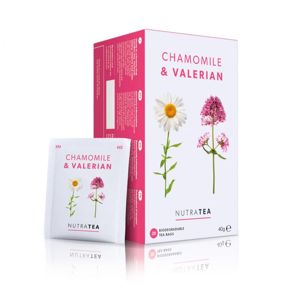 Nutratea Chamomile & Valerian Tea Bags 20's