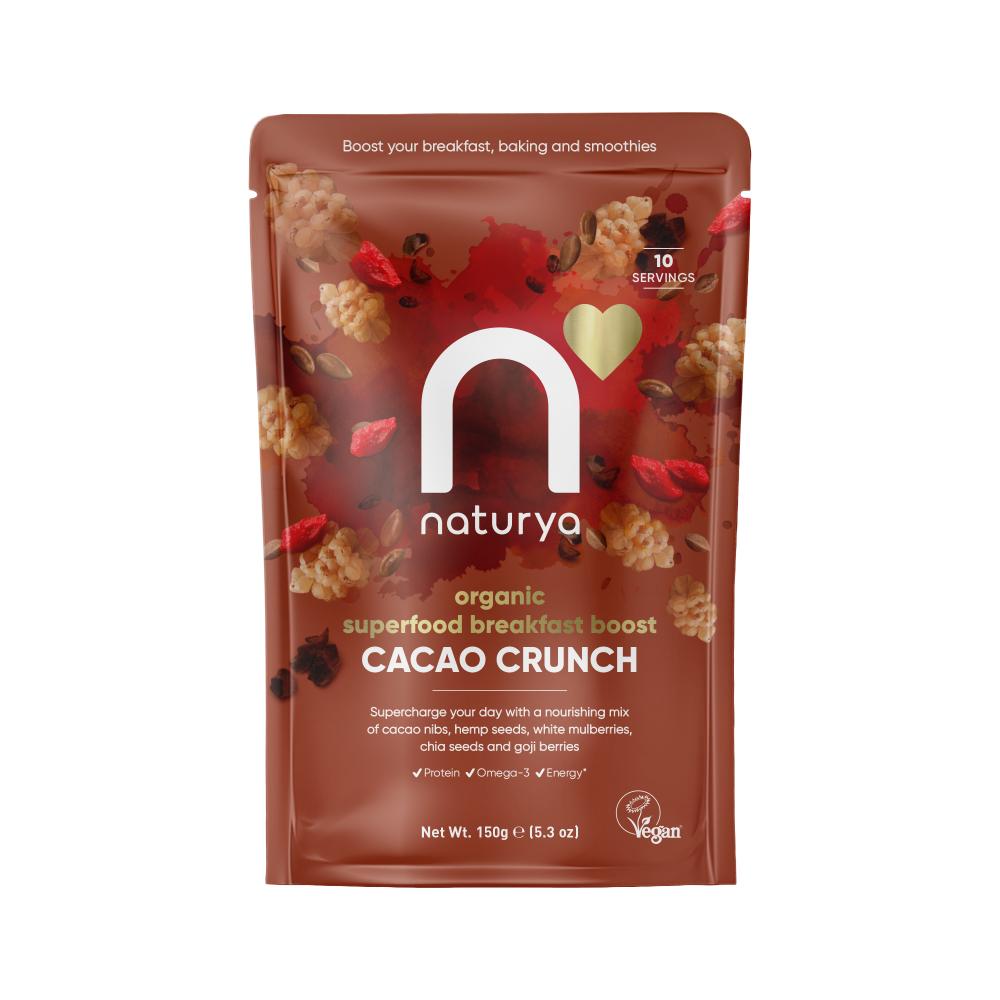 Naturya Organic Superfood Breakfast Boost Cacao Crunch 150g