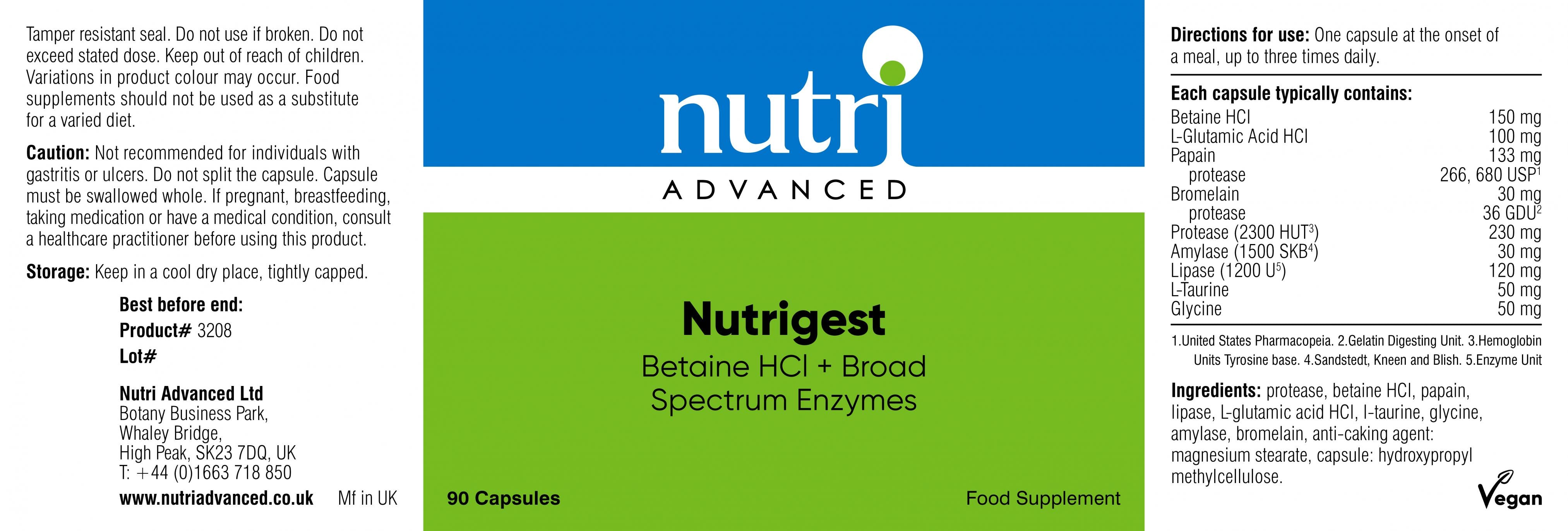 Nutri Advanced Nutrigest 90's