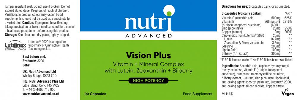 Nutri Advanced Vision Plus 90's