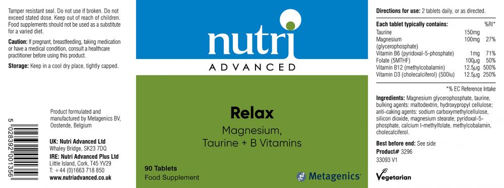 Nutri Advanced Relax 90's