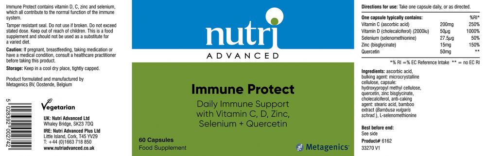 Nutri Advanced Immune Protect 60's