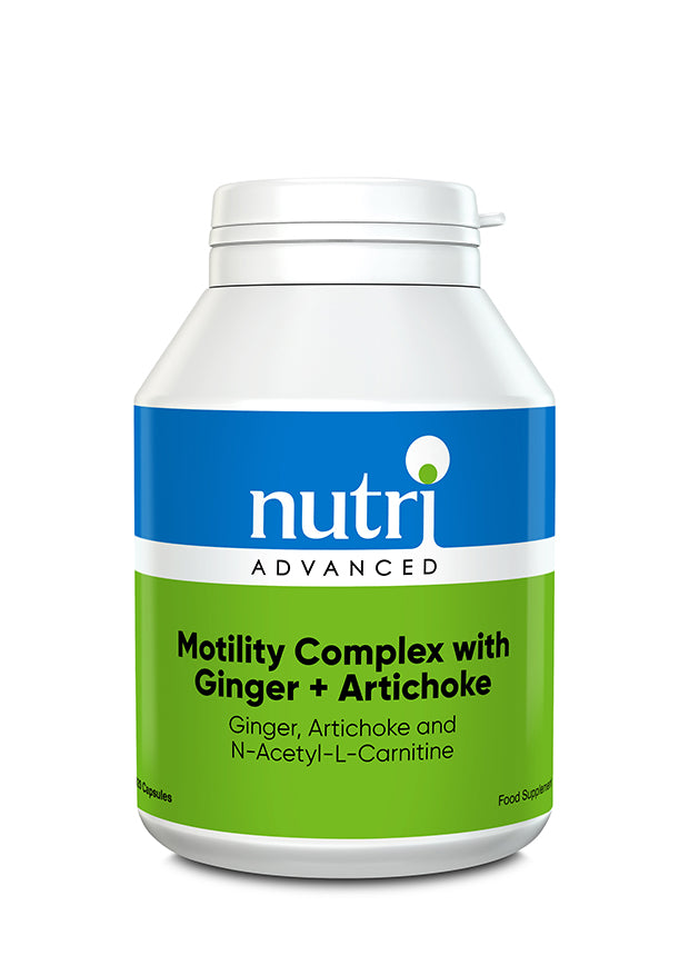 Nutri Advanced Motility Complex with Ginger + Artichoke 120's