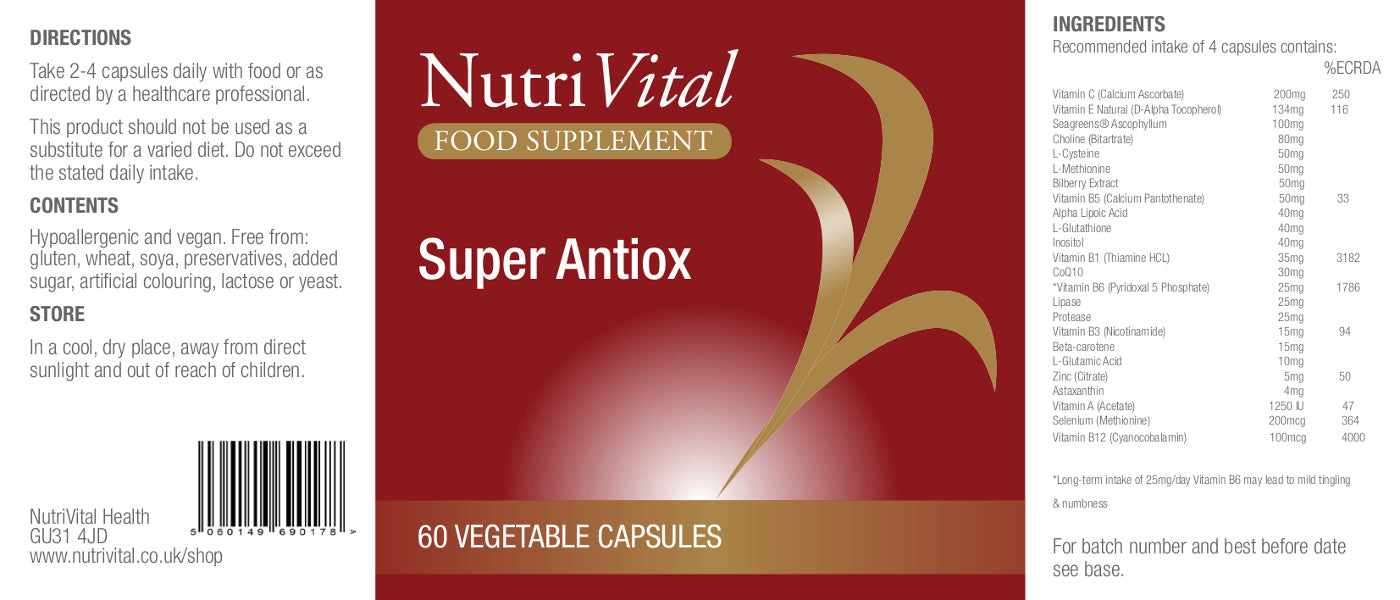 Nutrivital Super AntiOx 60's