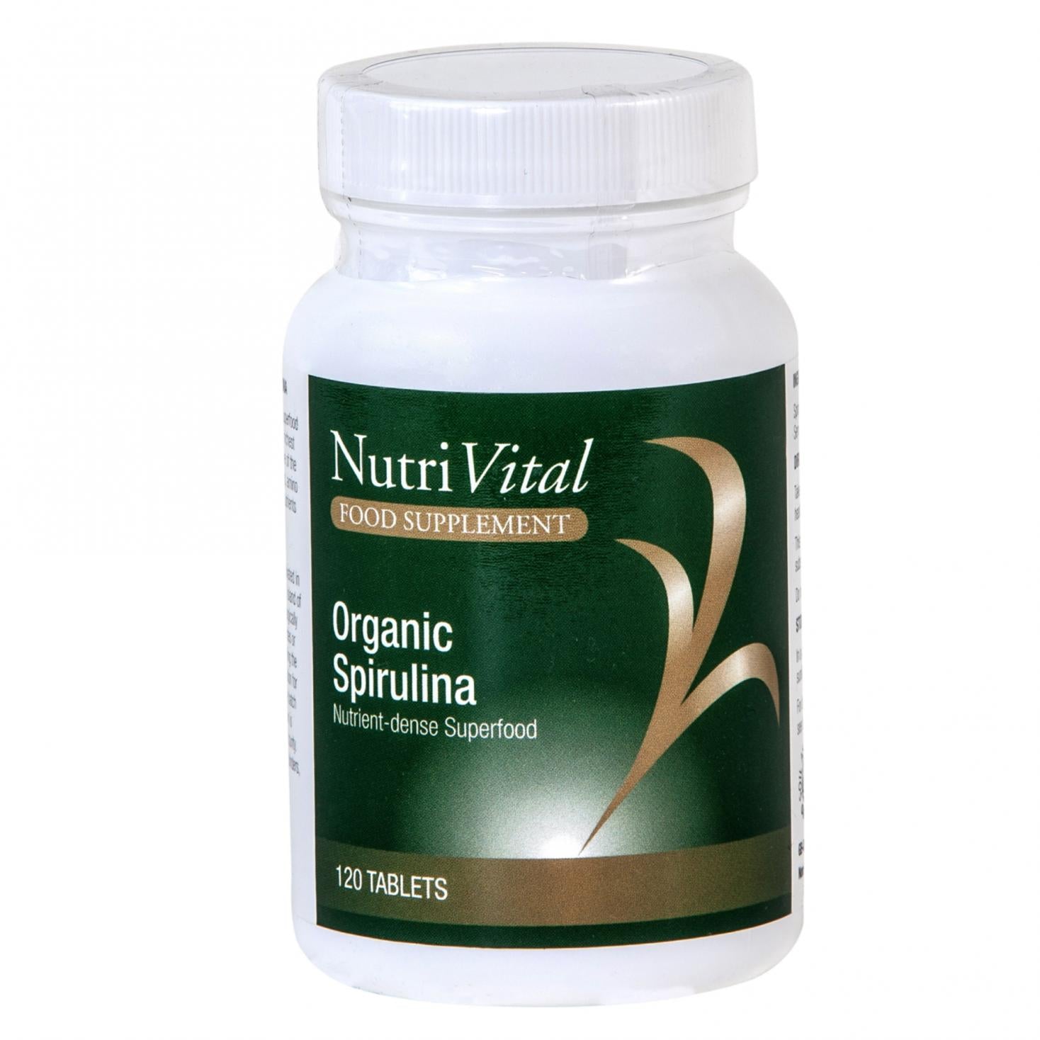 Nutrivital Organic Spirulina Tablets 120's