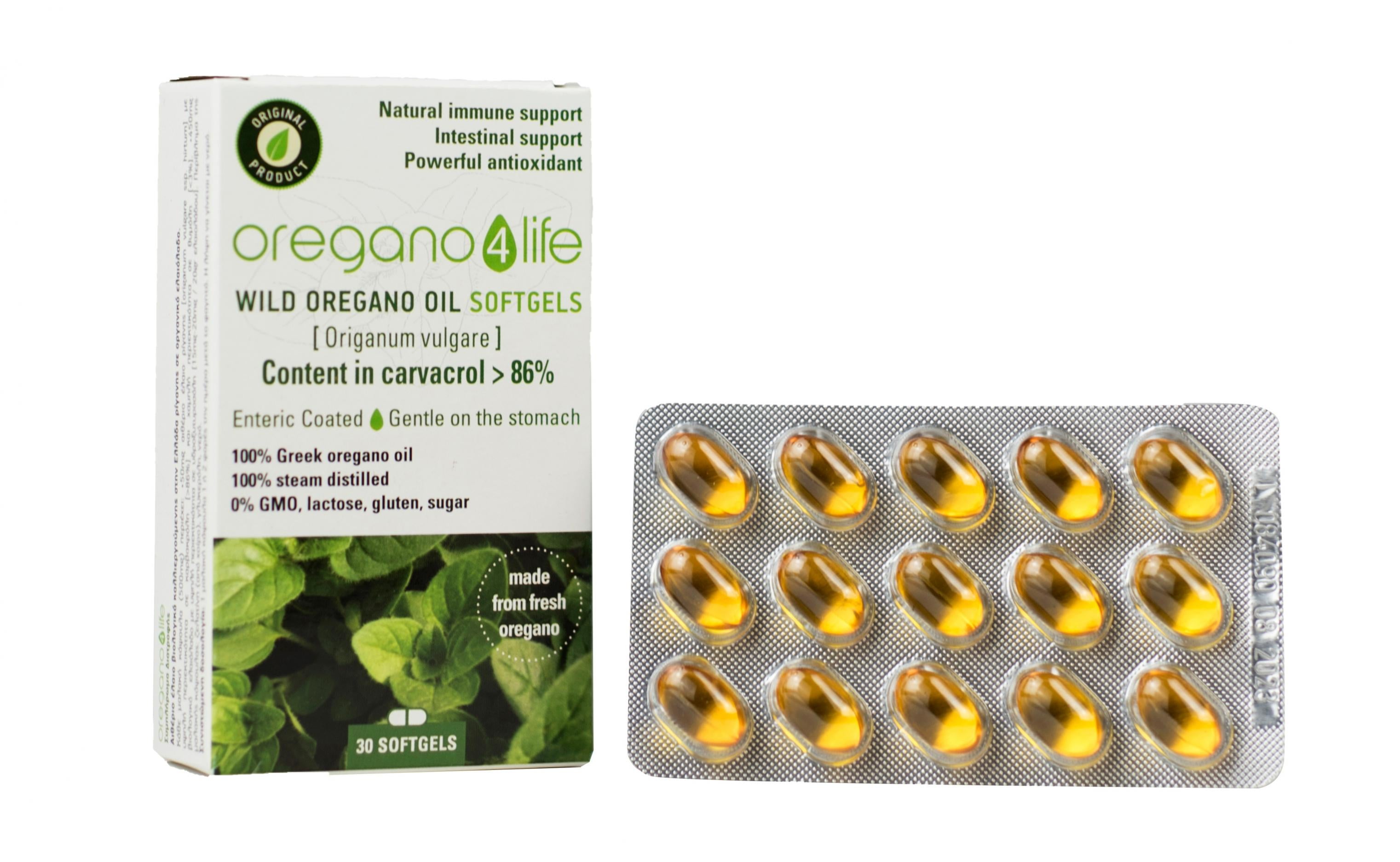 Oregano4life Wild Oregano Oil Softgels 30’s