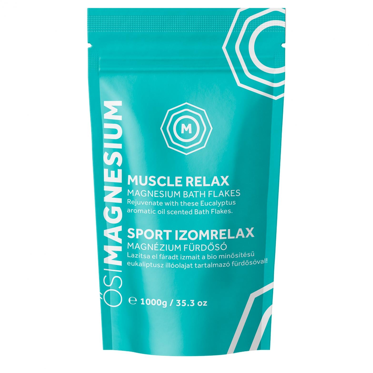 Osi Magnesium Muscle Relax Magnesium Bath Flakes (Eucalyptus) 1kg